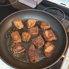 A picture of Cajun Butter Steak Bites.