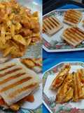 Tomato Egg Grilled Sandwich