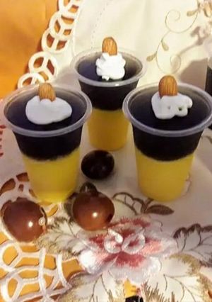 Una foto de Flan con gelatina 🇵🇪