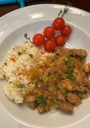 A picture of Chicken Vindaloo.