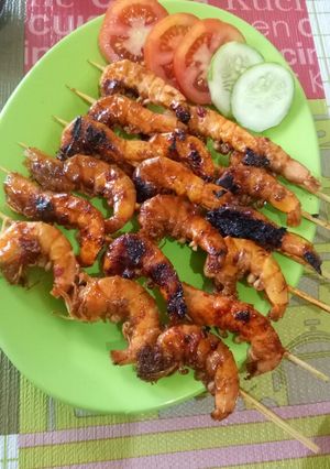 Foto resep Sate Udang Pedas Manis