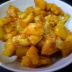 A picture of Aloo ki sabji.