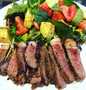 Langkah Gampang Membuat Resep  Simple Steak with fresh garden salad yang Menggugah Selera, Enak Banget