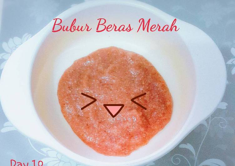 Resep Mpasi bubur beras merah, Lezat