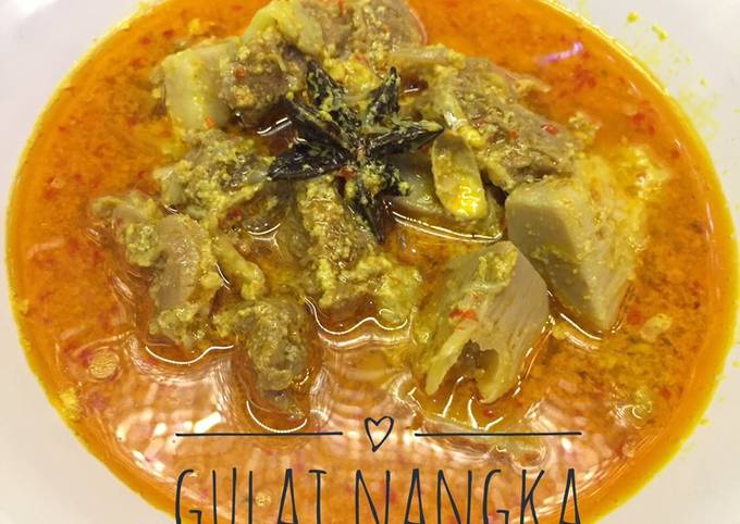 Cara Bikin [42] Gulai Nangka dan Tetelan Sapi Yang Mudah