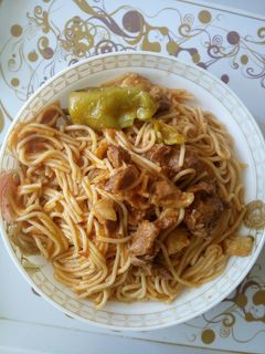 صورة لوصفة سباغيتي