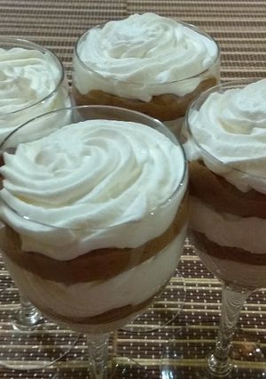 Gesztenyés-csokis pohárkrém (cukormentes) recept fotója