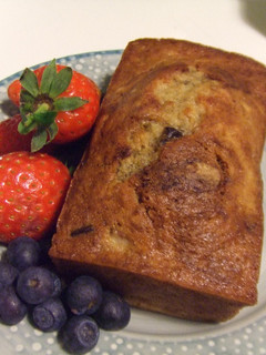 Una foto de Pan dulce de banana con chocolate