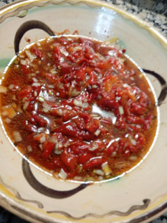 Una foto de Ensalada de pimientos