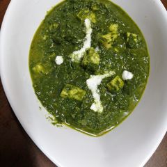 A picture of Palak paneer-cottage cheese in spinach#weekly jikoni.