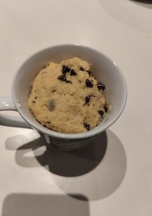 Une photo de Mug cake façon cookies