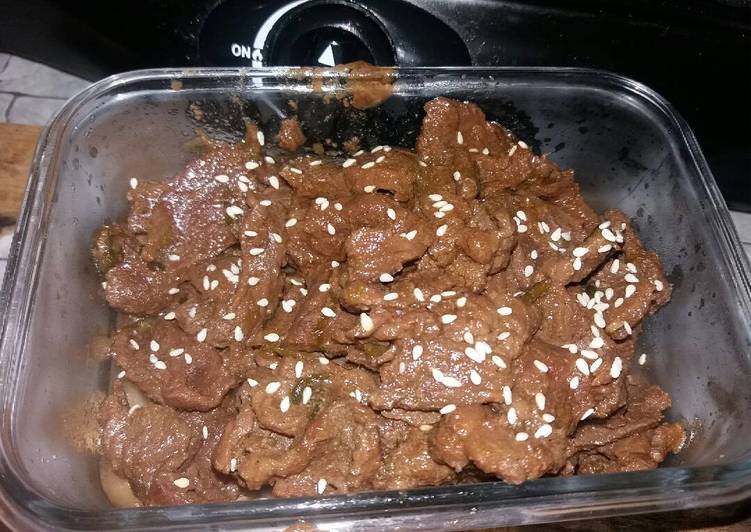 Beef bulgogi ala drakor 😊