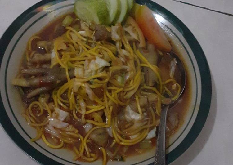 Resep Mie tektek ceker macak macak, Enak