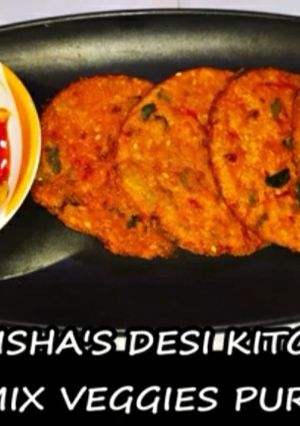 A picture of Methi Beetroot Puri.