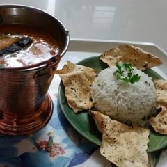 A picture of Dhaba style dal fry.