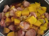 Abóbora com linguiça Toscana