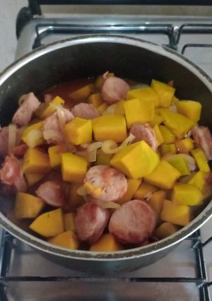 Foto de Abóbora com linguiça Toscana