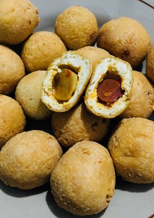 Foto resep Tahu bulat isi bakso sosis pedas