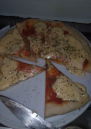 Una foto de Pizza casera