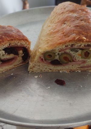 Una foto de Pan de Jamón tradicional