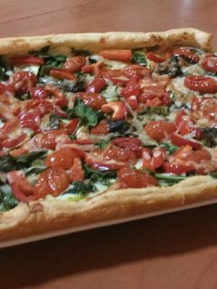 Una foto de Hojaldre de verduras