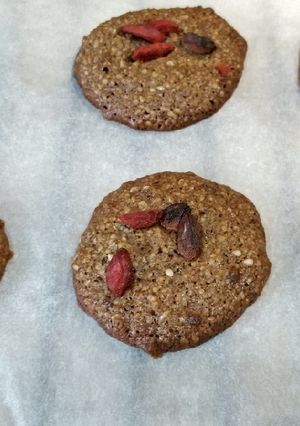 Una foto de Galletas o pastas de nuez sin gluten y sin lactosa