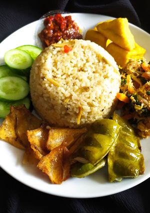 Foto resep Nasi Liwet (rice cooker)
