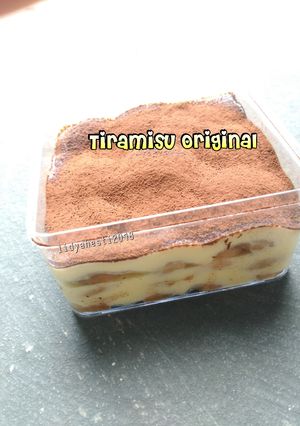 Foto resep Tiramisu Original dessert box