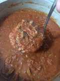 Estofado con carne picada a cuchillo