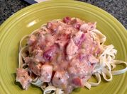 A picture of cajun crockpot chicken