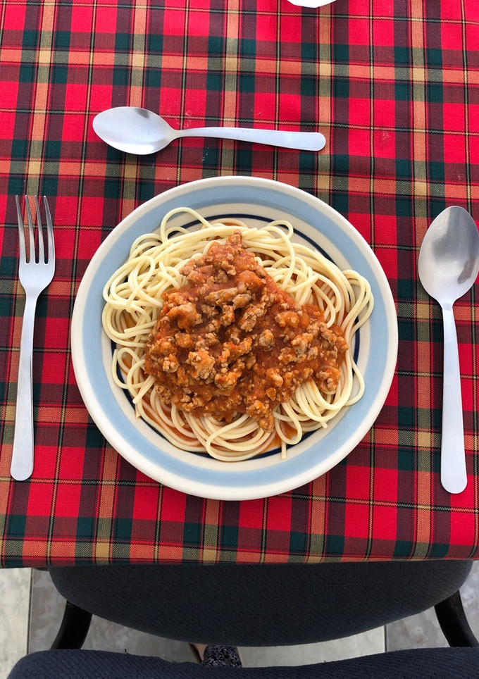 Una foto de Espagueti a la boloñesa 😍🍝