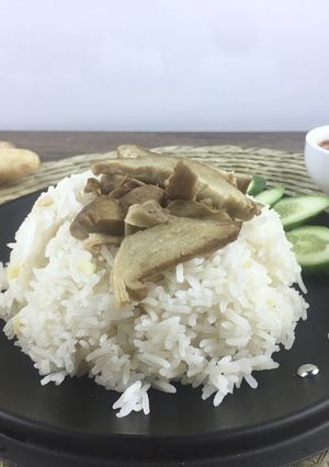รูปของ ข้าวมันไก่เจสูตรคนอยู่คอนโด
