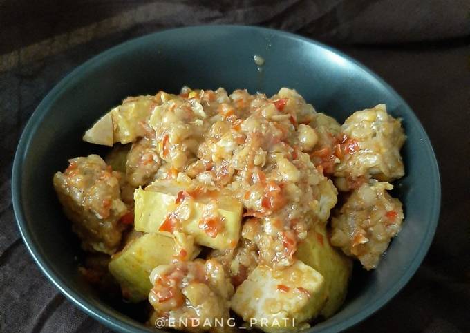 Sambal Pecak Tempe Tahu