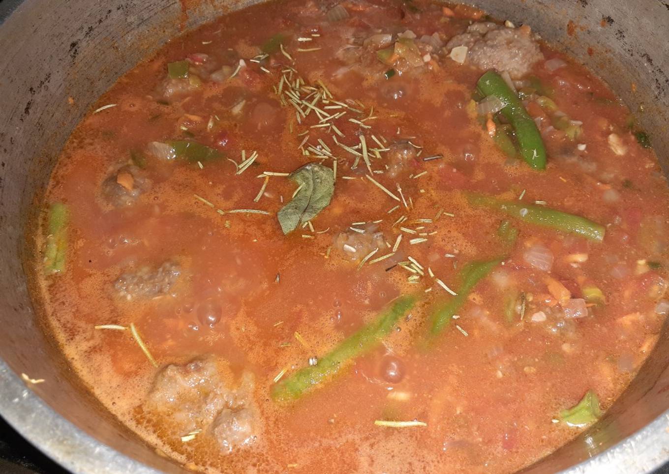 Albóndigas en salsa thiaguin