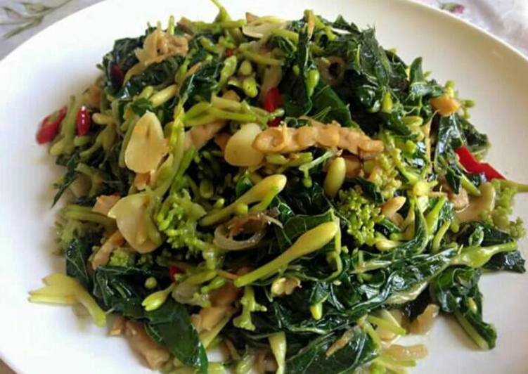 Resep Tumis Bunga Daun Pepaya Oleh Zyvara S Early Cookpad