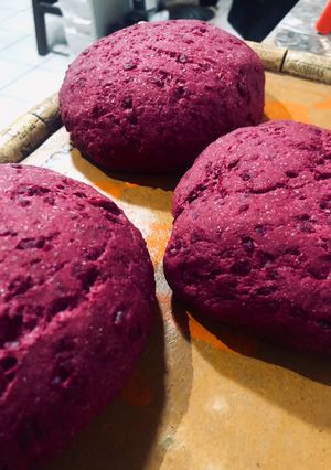 Una foto de Masa para pizza de remolacha