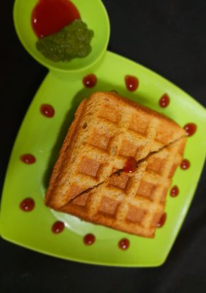 A picture of Waffle toast.