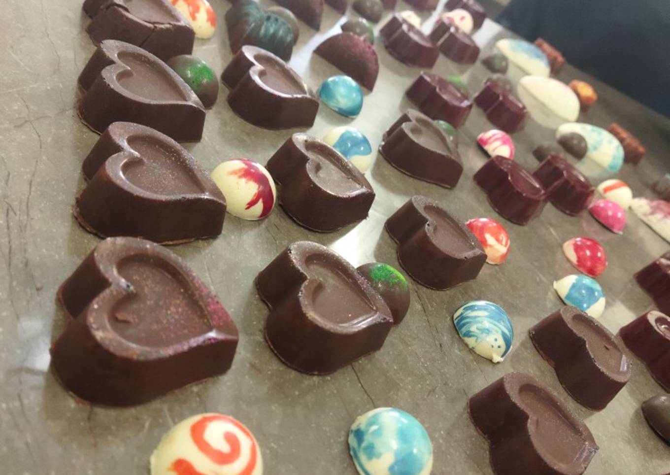 🍫Bombones 🌰de chocolate rellenos 😋