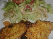 Una foto de torrejas de pollo