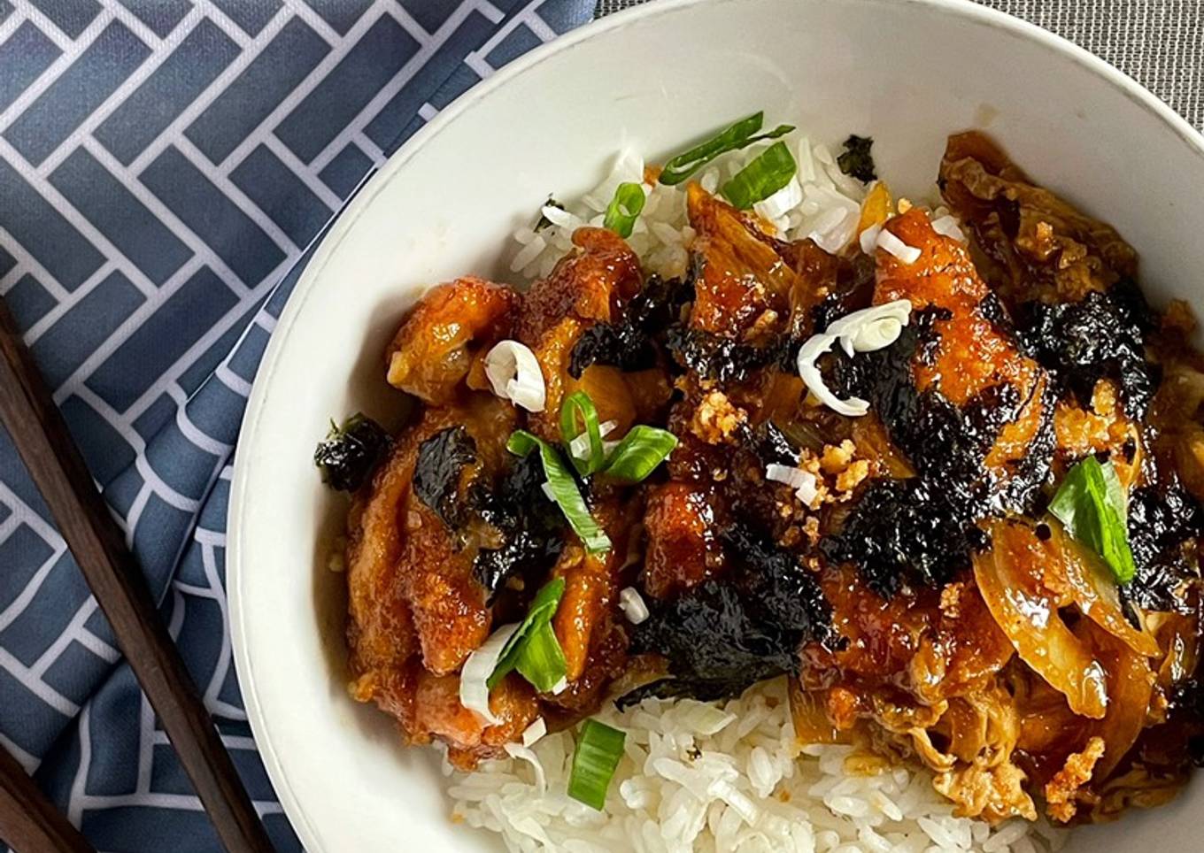 Resep Chicken Katsudon, Enak