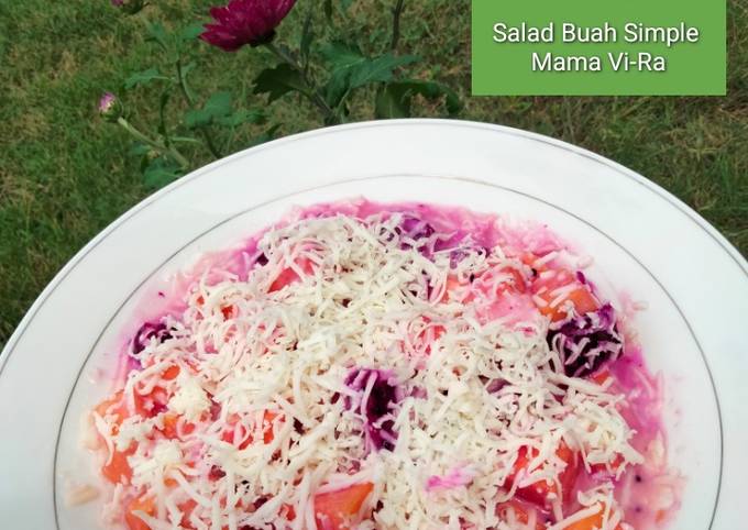 Resep Salad Buah Simple Oleh Dapur Mama Vi Ra Cookpad