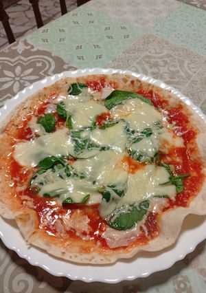 Una foto de Tortilla-Pizza
