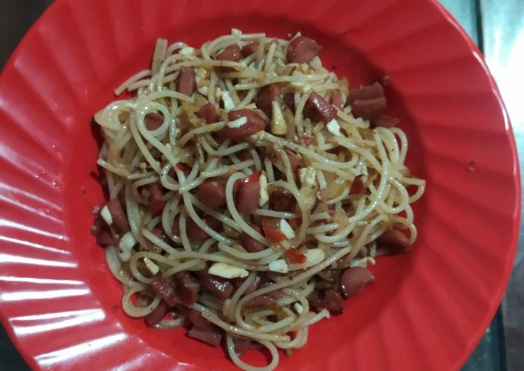 Oseng oseng spaghetti
