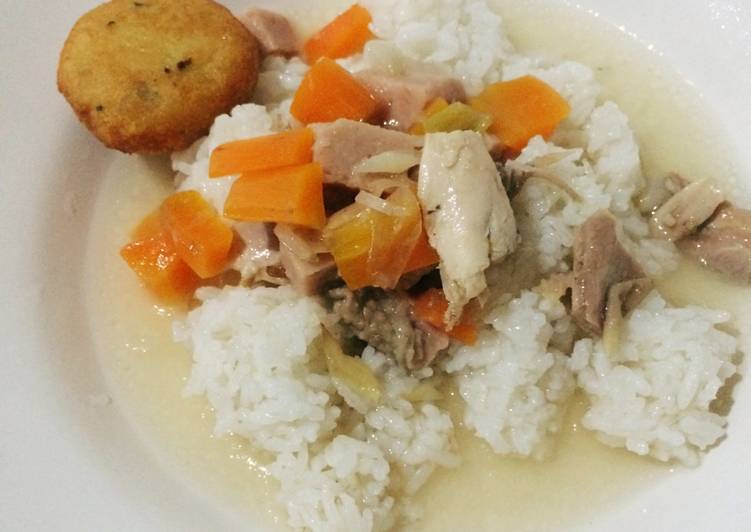 Resep @ENAK Sup ayam kampung menu masakan sehari hari