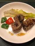 Chicken Liver and Rice Cake Pork Rolls