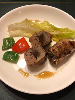 雞肝年糕豬肉捲 的食譜成品照片