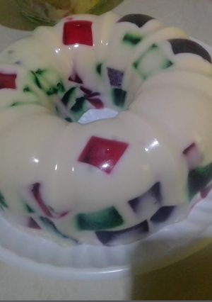 Una foto de Gelatina de mosaico