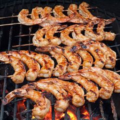 A picture of Grilled Citrus Shrimp Skewers.