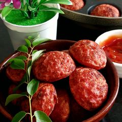 A picture of Beetroot oats appe.