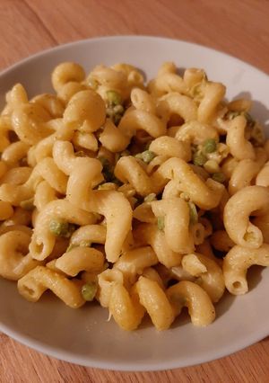Une photo de Pâtes aux petits pois